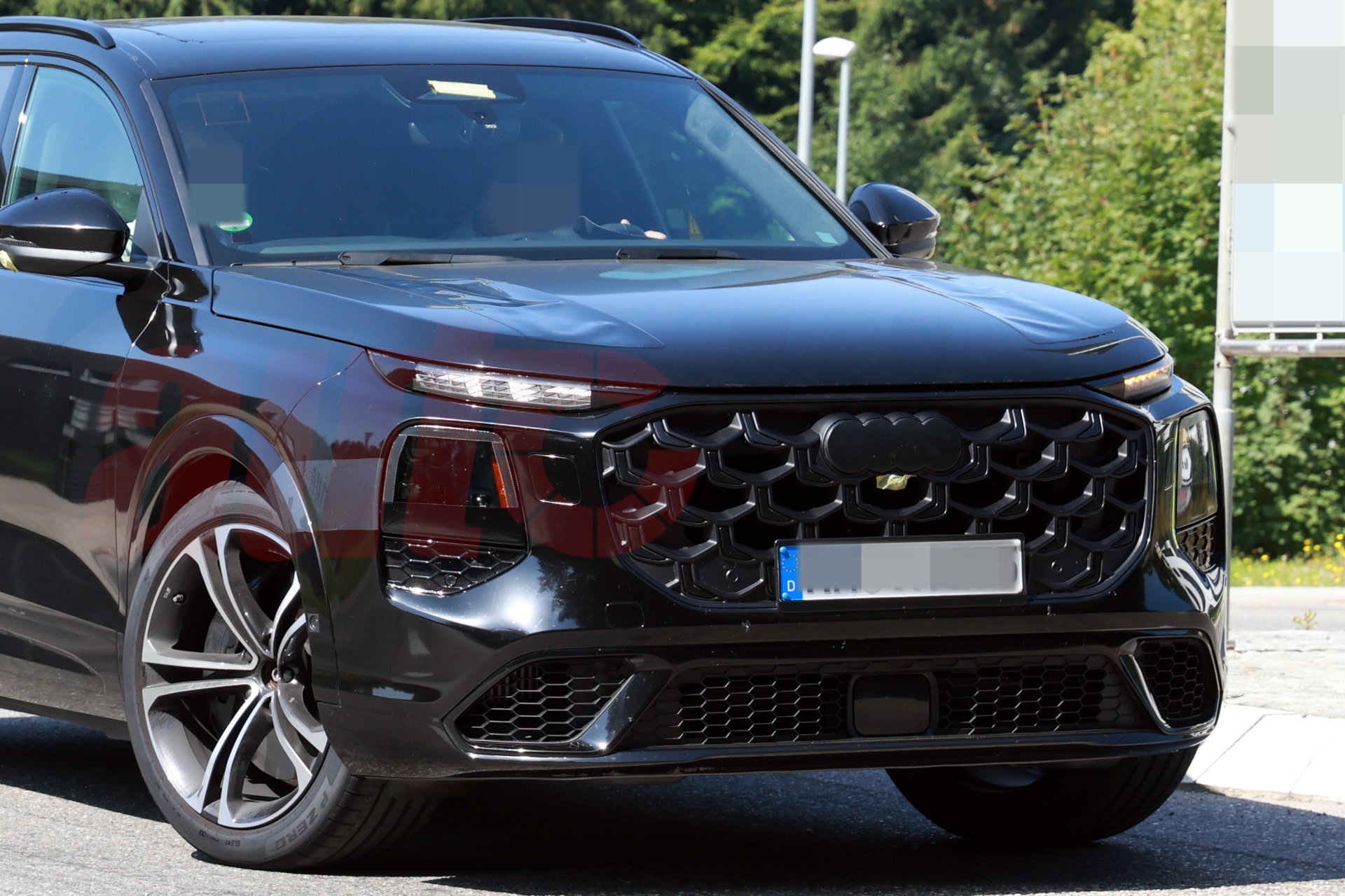 2027 Audi SQ7 PHEV Spied Three Row Performance SUV Looks Like A 