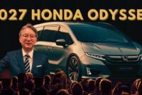 2027 Honda Odyssey Minivan Royalty Reinvented