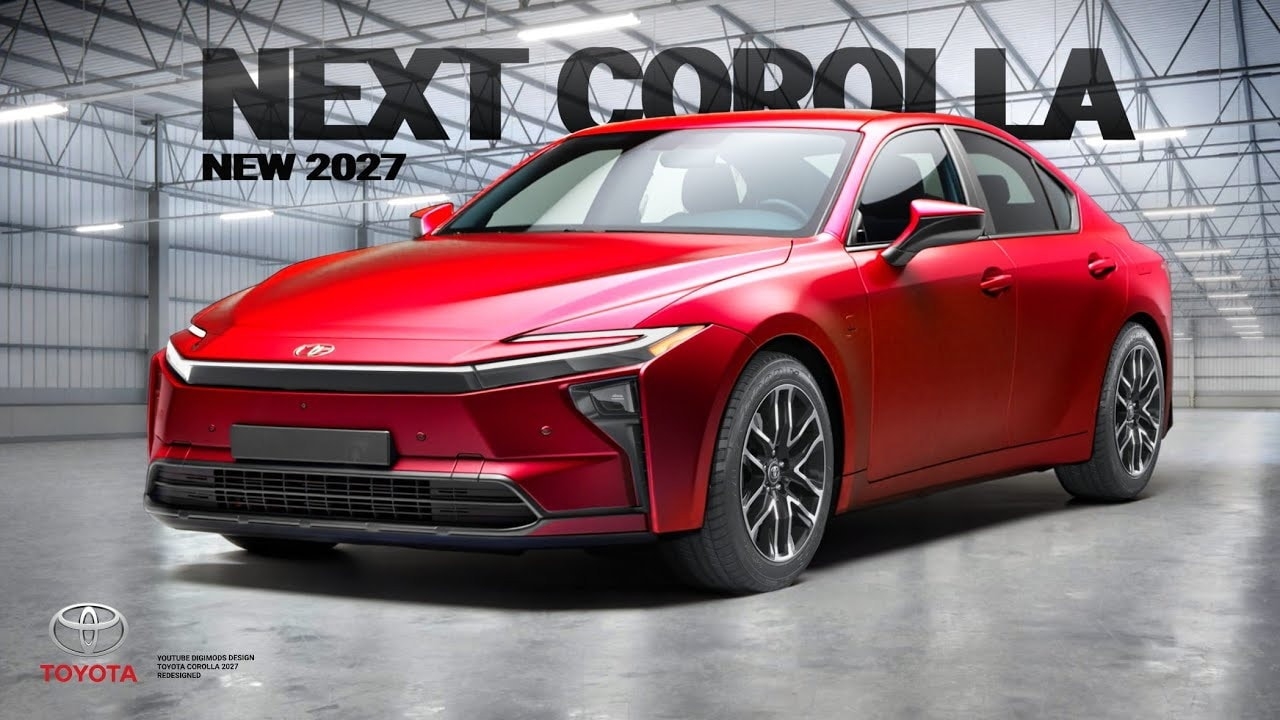 2027 toyota corolla gets a prius inspired makeover though only