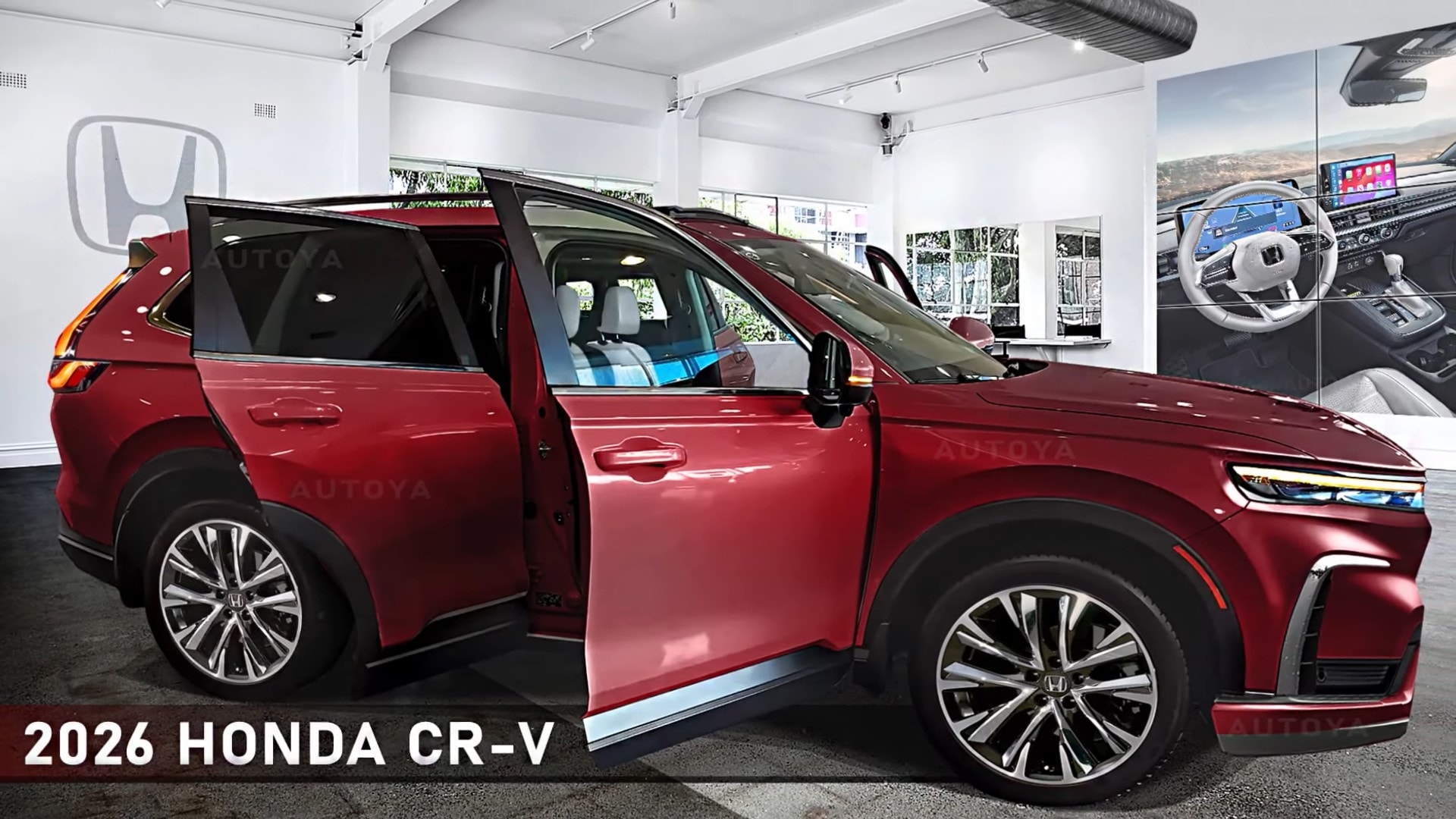 alternatively refreshed 2027 honda cr v stars in cgi land with
