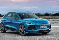 audi a3 e tron 2025 blickt als rendering in elektrische zukunft