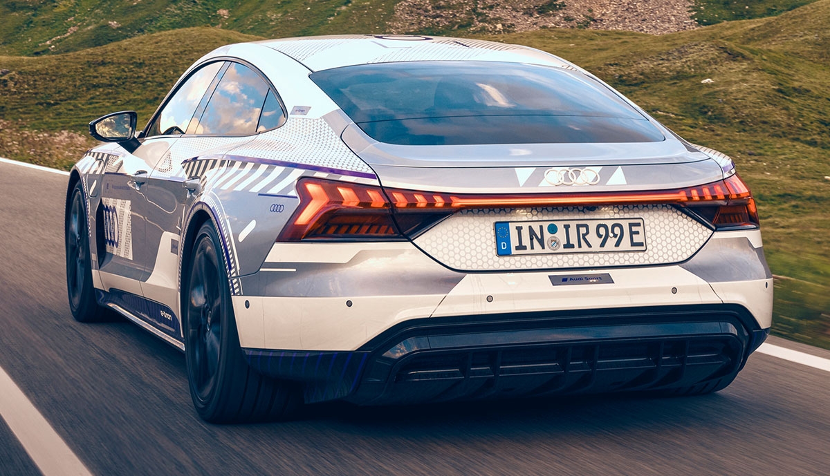 audi rs e tron gt ice race edition in limitierter st ckzahl