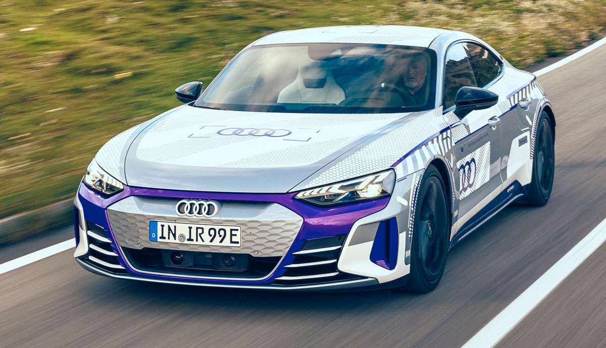audi rs e tron gt ice race edition in limitierter st ckzahl