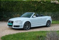 audi rs4 cabriolet 4 2l v8 420ch audi exclusive gris suzuka