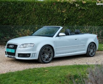audi rs4 cabriolet 4 2l v8 420ch audi exclusive gris suzuka