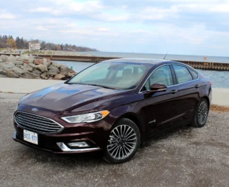 Car Review 2017 Ford Fusion Hybrid Driving