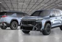 Chevy Traverse Virtually Puts On A New Face For The 2027 Model