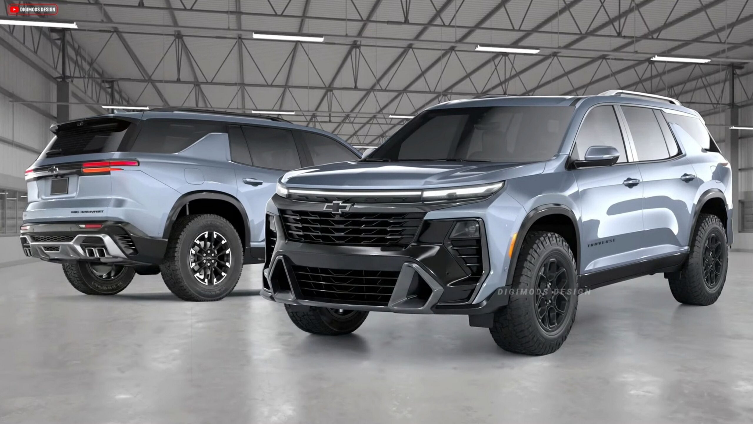 Chevy Traverse Virtually Puts On A New Face For The 2027 Model 