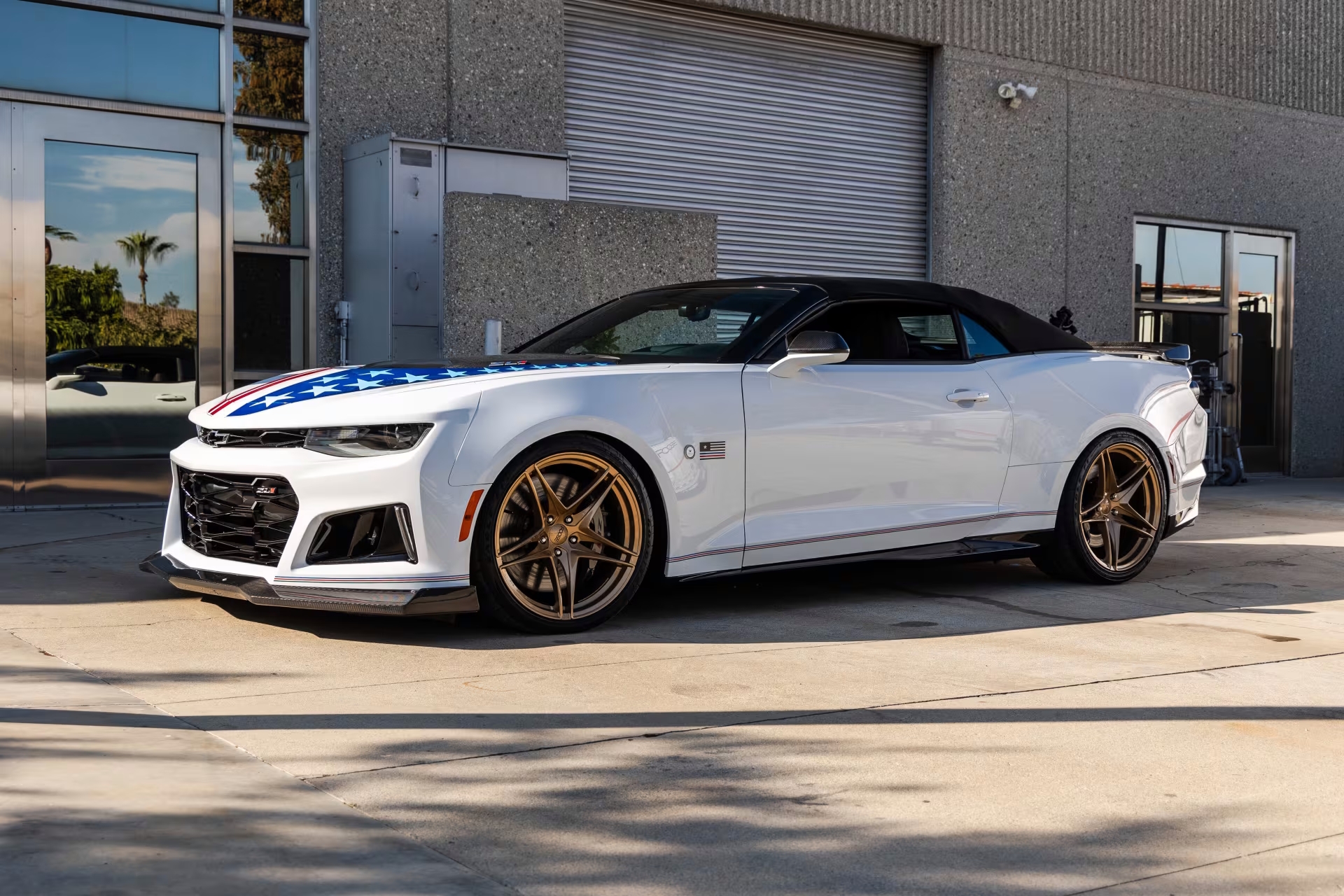 customized chevy camaro zl1 to be auctioned for charity