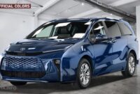 Digitally Restyled 2027 Toyota Sienna Prepares To Conquer America