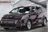 Digitally Restyled 2027 Toyota Sienna Prepares To Conquer America