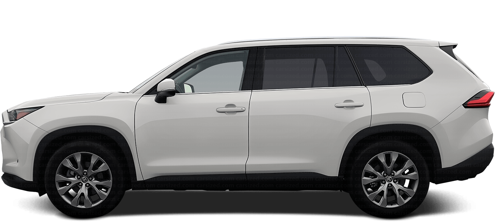 Dimensions Mazda 6e 2024 present Vs Toyota Grand Highlander 2023 