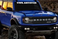 Ford Bronco Raptor Rendering Zeigt M glichen Highspeed Offroader