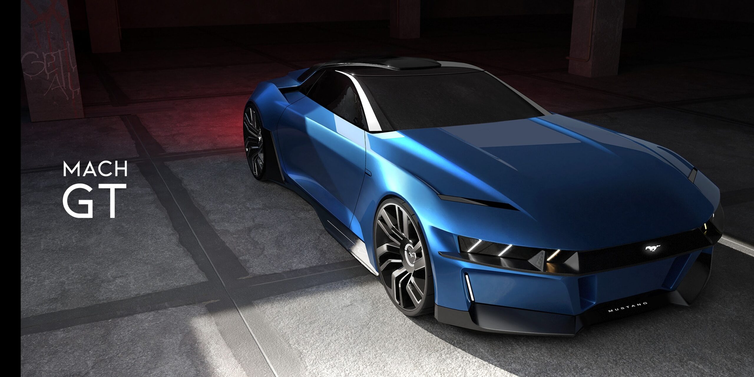 Ford Mustang Mach GT Rendering Shows The All Electric Mustang 