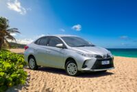 hire a toyota yaris midsize car icar in barbados from stoutes