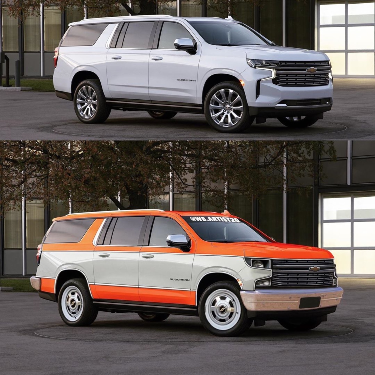 Modern Chevy Suburban Rendered With Retro Style GM Authority