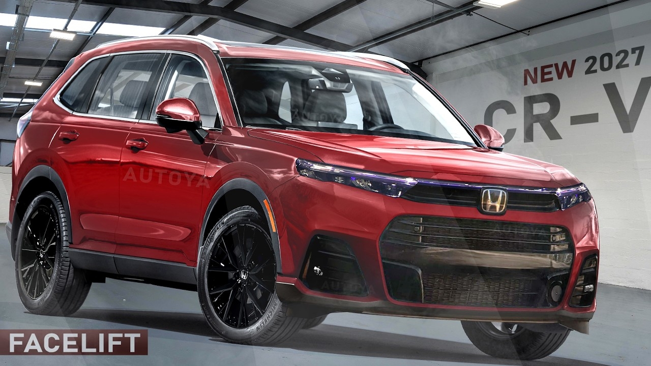 new 2027 honda cr v redesign first look at exterior facelift amp interior refresh