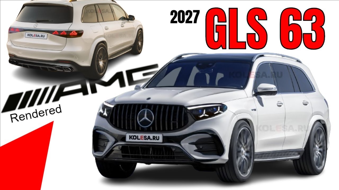 New 2027 Mercedes Benz GLS 63 Facelift Rendered