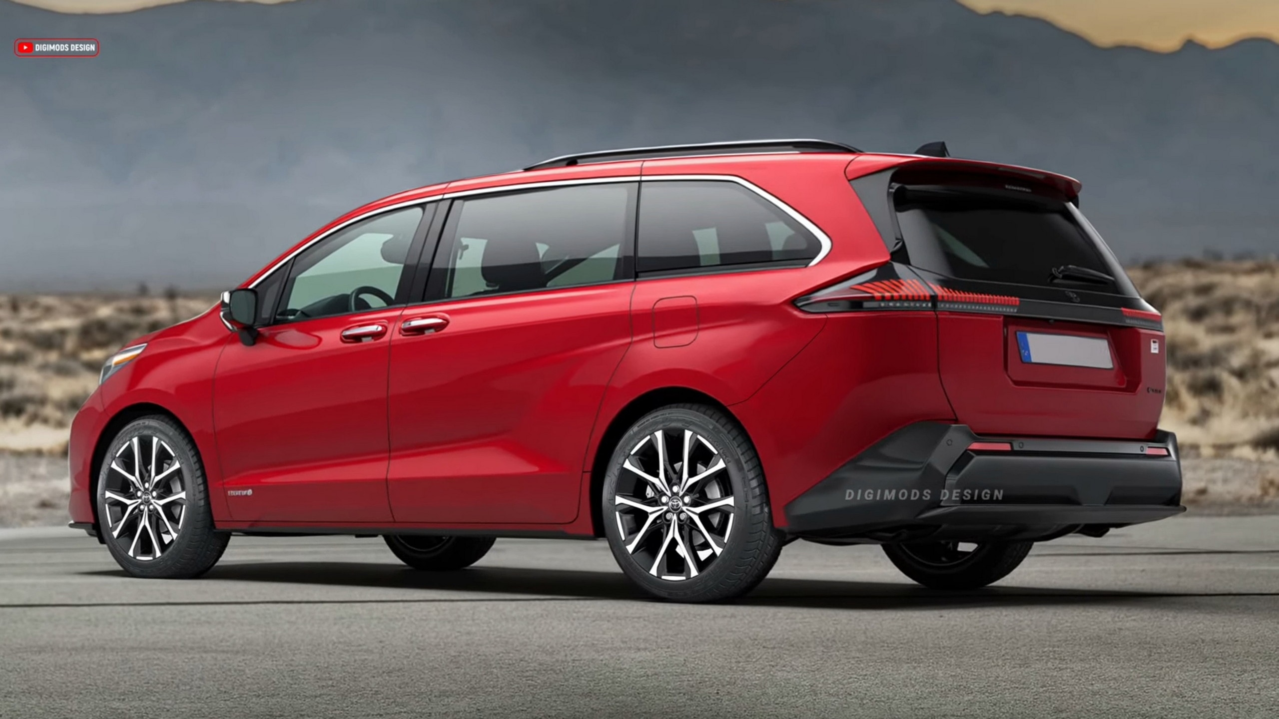 New 2027 Toyota Sienna Digitally Arrives With Bulkier Styling 