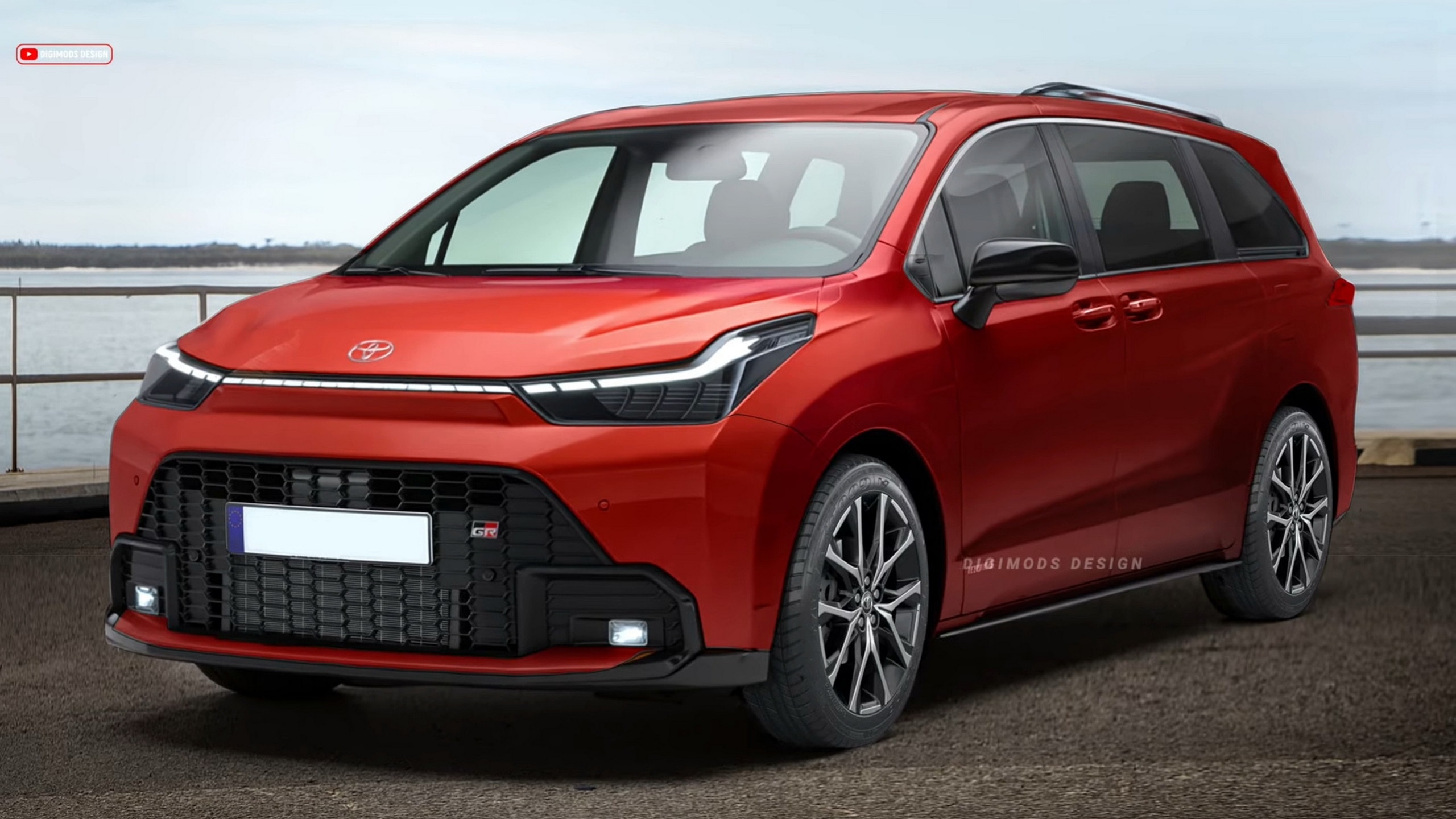 New 2027 Toyota Sienna Digitally Arrives With Bulkier Styling 