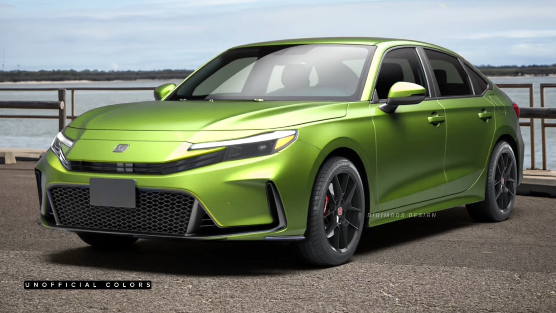 redesigned honda civic sedan looks ready to cgi fight the all new