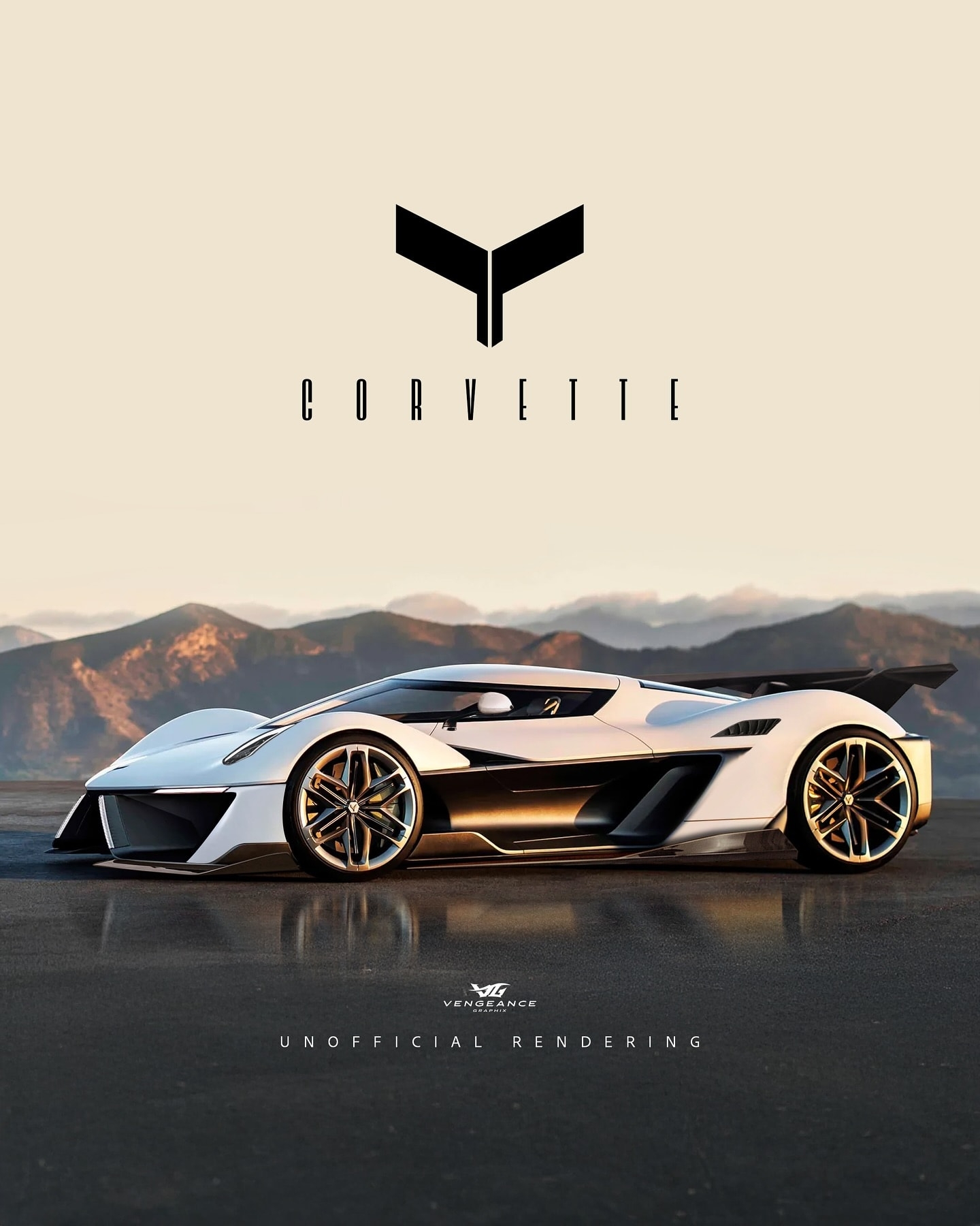 Rendering Rad UK Concept Becomes The Next Gen C9 Chevy Corvette 
