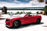 the camaro zl1 convertible hits the back roads