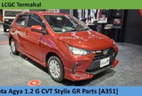 Toyota Agya G CVT Stylix GR Parts A351 Review Indonesia
