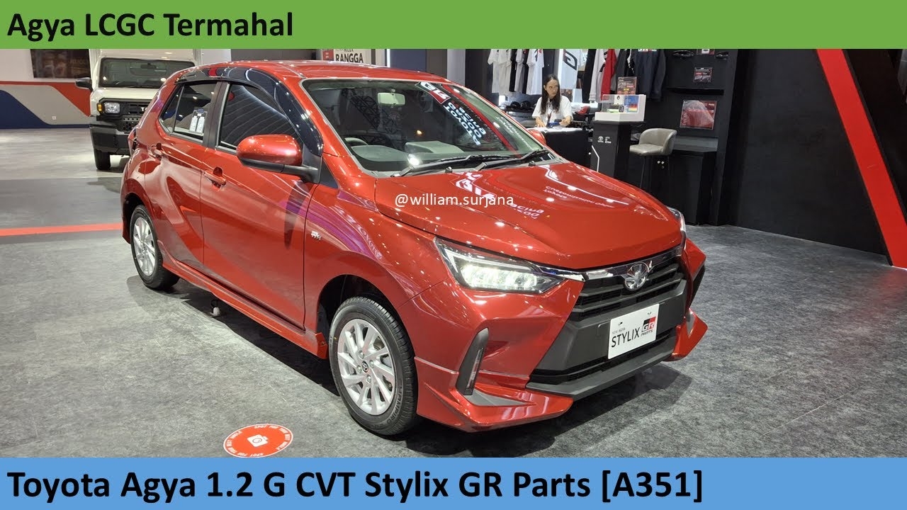 Toyota Agya G CVT Stylix GR Parts A351 Review Indonesia