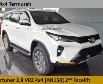Toyota Fortuner 2 8 VRZ 4x4 Tetra Drive AN150 2nd Facelift Review Indonesia