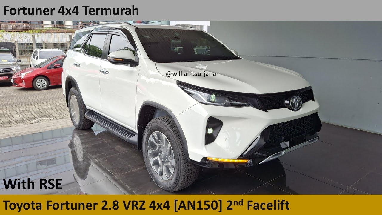 Toyota Fortuner 2 8 VRZ 4x4 Tetra Drive AN150 2nd Facelift Review Indonesia