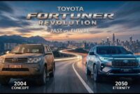 Toyota Fortuner Design Evolution Timeline YouTube