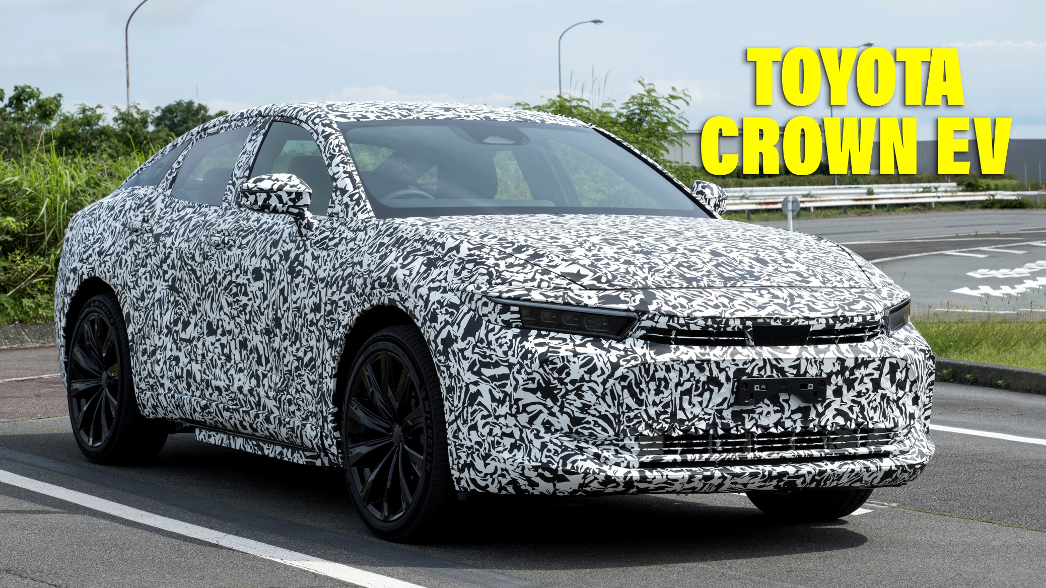 toyota shows electric crown and new solid state batteries with up