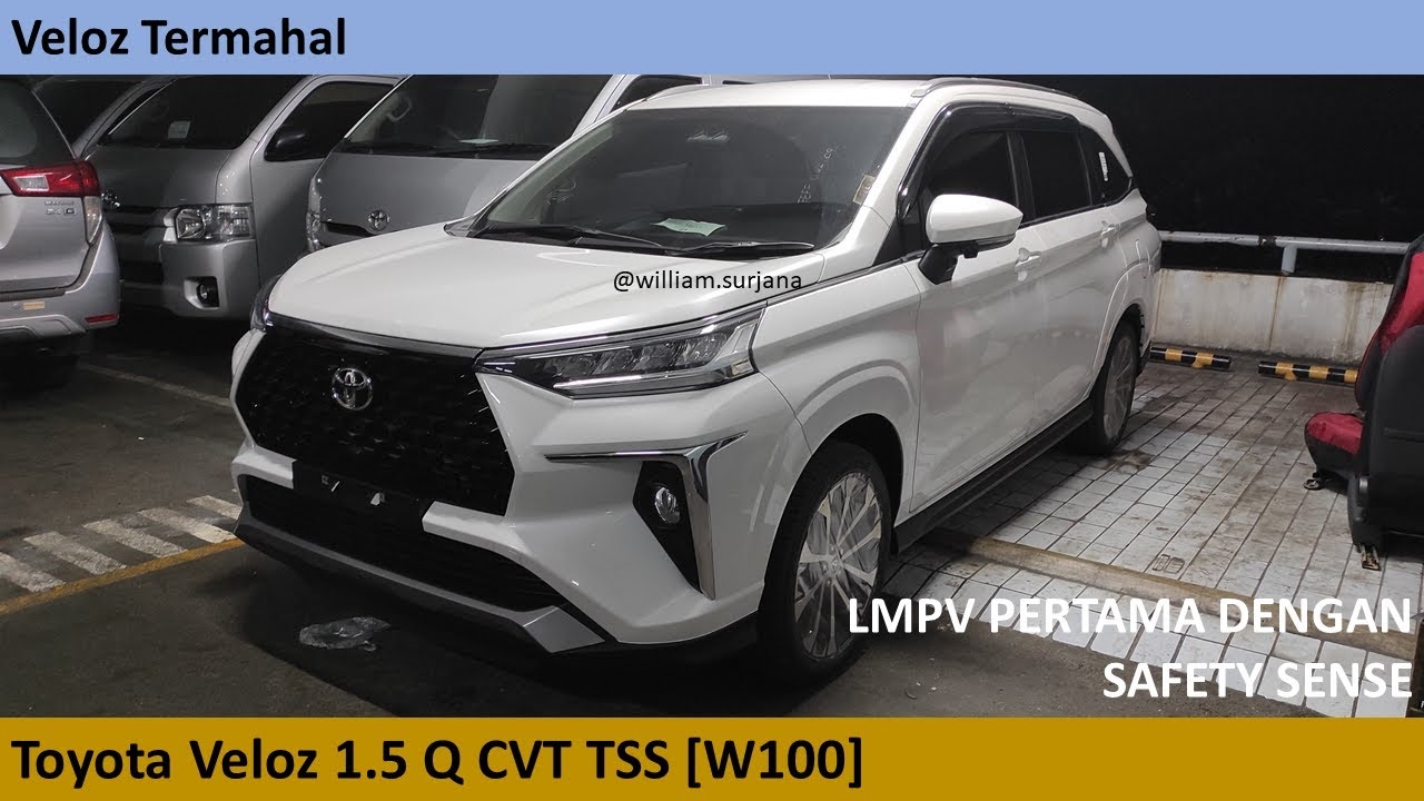 Toyota Veloz Q CVT TSS W100 Review Indonesia